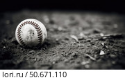 up baseball field black and white ai generated. Стоковое AI-изображение, AI-художник Vectorwin / Фотобанк Лори