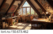 cozy hot in house ai generated. Стоковое AI-изображение, AI-художник Vectorwin / Фотобанк Лори