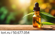 glass cbd oil bottle isolated ai generated. Стоковое AI-изображение, AI-художник Vectorwin / Фотобанк Лори