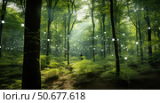data technology in nature ai generated. Стоковое AI-изображение, AI-художник Vectorwin / Фотобанк Лори