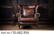 scuff dark brown leather texture ai generated. Стоковое AI-изображение, AI-художник Vectorwin / Фотобанк Лори