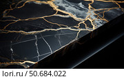 photograph marble black and gold ai generated. Стоковое AI-изображение, AI-художник Vectorwin / Фотобанк Лори