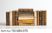 stack books white background ai generated. Стоковое AI-изображение, AI-художник Vectorwin / Фотобанк Лори
