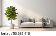 design plants in living room ai generated. Стоковое AI-изображение, AI-художник Vectorwin / Фотобанк Лори