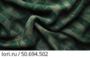 fabric flannel green. Стоковое фото, фотограф Vectorwin / Фотобанк Лори