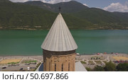 Ananuri Fortress Complex in Georgia (2022 год). Стоковое видео, видеограф Михаил Коханчиков / Фотобанк Лори