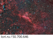LBN 251 emission and reflection nebula in the constellation Cygnus. Стоковое фото, фотограф Reinhold Wittich/Stocktrek Images / ТАСС / Фотобанк Лори