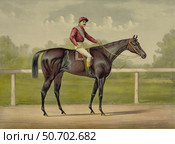 Grand Racer Kingston by Spendthrift chromolithograph. Стоковое фото, фотограф Vernon Lewis Gallery/Stocktrek Images / ТАСС / Фотобанк Лори