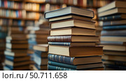 texture stacked books perspective. Стоковое фото, фотограф Vectorwin / Фотобанк Лори