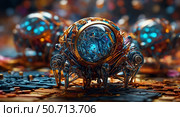 Nanobots, conceptual artwork. This is an AI generated image. Стоковое AI-изображение, AI-художник Miroslav Breber/Stocktrek Images / ТАСС / Фотобанк Лори