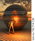 The meeting of two interdimensional universes. Стоковое фото, фотограф Mark Stevenson/Stocktrek Images / ТАСС / Фотобанк Лори