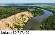 Aerial View of Don River. Стоковое фото, фотограф Владимир Рыжов / Фотобанк Лори