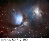 Messier 78, also known as NGC 2068, is a reflection nebula in the constellation Orion. Стоковое фото, фотограф Robert Gendler/Stocktrek Images / ТАСС / Фотобанк Лори
