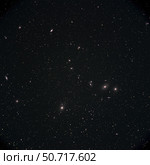 Markarian's Chain Galaxies. Стоковое фото, фотограф Phillip Jones/Stocktrek Images / ТАСС / Фотобанк Лори