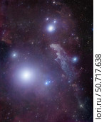 Supergiant Rigel and IC 2118 in Eridanus. Стоковое фото, фотограф Robert Gendler/Stocktrek Images / ТАСС / Фотобанк Лори