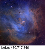 Narrowband image of Thackeray's Globules and IC 2944. Стоковое фото, фотограф Ken Crawford/Stocktrek Images / ТАСС / Фотобанк Лори