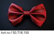 style red bowtie. Стоковое фото, фотограф Vectorwin / Фотобанк Лори