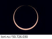 The October 14, 2023 annular solar eclipse. Стоковое фото, фотограф Alan Dyer/Stocktrek Images / ТАСС / Фотобанк Лори