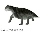 Ulemosaurus prehistorica animal from the Permian period, side view. Стоковое фото, фотограф Corey Ford/Stocktrek Images / ТАСС / Фотобанк Лори