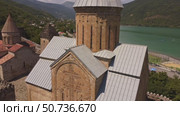 Ananuri Fortress Complex in Georgia (2022 год). Стоковое видео, видеограф Михаил Коханчиков / Фотобанк Лори
