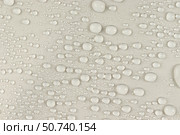Water drops on the white fabric, horizontal. Стоковое фото, фотограф Максимова Марина / Фотобанк Лори