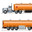 Vector realistic tanker truck template isolated. Стоковая иллюстрация, иллюстратор Александр Володин / Фотобанк Лори