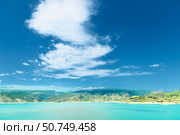 Beautiful landscape of the mountain Chirkey reservoir with azure water of the North Caucasus of Dagestan. Russia. Стоковое фото, фотограф Константин Лабунский / Фотобанк Лори