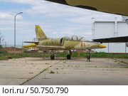Aero L-39 Albatros чехословацкий учебно-боевой самолёт, на территории музея клуба Юный Ястреб . Волгоградская область, Средняя Ахтуба, Россия. (2024 год). Редакционное фото, фотограф Андрей Цыганков / Фотобанк Лори