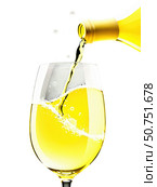 Aromatic Riesling glass, filled with vibrant yellow wine, isolated on transparent, dynamic bubbles, bright backdrop, Стоковое AI-изображение, AI-художник svetograph / Фотобанк Лори