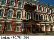 Каспийский институт морского и речного транспорта имени генерал-адмирала Апраксина Ф.М. Астрахань. Редакционное фото, фотограф Дмитрий Николаев / Фотобанк Лори