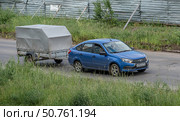 Автомобиль Lada Granta. Редакционное фото, фотограф Анатолий Володин / Фотобанк Лори