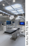 Modern operating room with advanced medical equipment. Стоковое AI-видео, аниматор Юрий Поздников / Фотобанк Лори