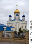 Вид на старинный Вознесенский собор. Елец, Липецкая область. Стоковое фото, фотограф Анна Карасева / Фотобанк Лори