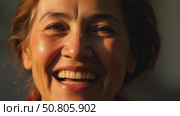 A woman with a smile on her face. Стоковое AI-видео, аниматор Виктория Кольцова / Фотобанк Лори