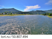 View of the lake Teletskoye. Стоковое фото, фотограф Александр Карпенко / Фотобанк Лори