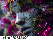 Фантастический робот. Стоковое AI-изображение, AI-художник Дарья Осипкина / Фотобанк Лори