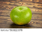 Green ripe fruit sweetie citrus. Стоковое фото, фотограф Андрей Старостин / Фотобанк Лори