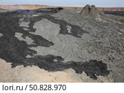 Basaltic lava flow from pit crater, Erta Ale volcano caldera, Danakil Depression, Ethiopia. Стоковое фото, фотограф Richard Roscoe/Stocktrek Images / ТАСС / Фотобанк Лори