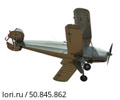 Light biplane isolated. Стоковое фото, фотограф Яков Филимонов / Фотобанк Лори