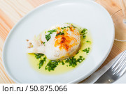 Dish of Mediterranean cuisine – roasted cuttlefish. Стоковое фото, фотограф Яков Филимонов / Фотобанк Лори