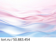 Pastel pink and blue abstract waves flowing seamlessly. Стоковое AI-изображение, AI-художник Иван Рябоконь / Фотобанк Лори