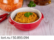Indian cuisine - Lentil vegan dal. Стоковое фото, фотограф Андрей Старостин / Фотобанк Лори