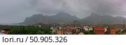 Panorama of the city of Koktebel in Crimea (2010 год). Стоковое фото, фотограф Олег Жуков / Фотобанк Лори