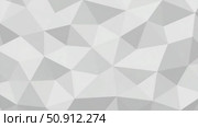 White low poly geometric background with polygonal shapes and abstract. Стоковое AI-видео, аниматор Екатерина Усенко / Фотобанк Лори