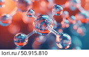 refractive glass molecule ai generated. Стоковое AI-изображение, AI-художник Vectorwin / Фотобанк Лори