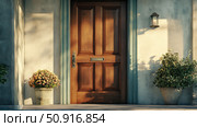threshold front door close up ai generated. Стоковое AI-изображение, AI-художник Vectorwin / Фотобанк Лори
