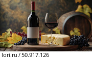 merlot red wine cheese ai generated. Стоковое AI-изображение, AI-художник Vectorwin / Фотобанк Лори