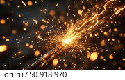 cutting sparks metal ai generated. Стоковое AI-изображение, AI-художник Vectorwin / Фотобанк Лори