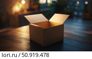 ctainer open box on table ai generated. Стоковое AI-изображение, AI-художник Vectorwin / Фотобанк Лори