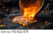 annealing melting metal ai generated. Стоковое AI-изображение, AI-художник Vectorwin / Фотобанк Лори